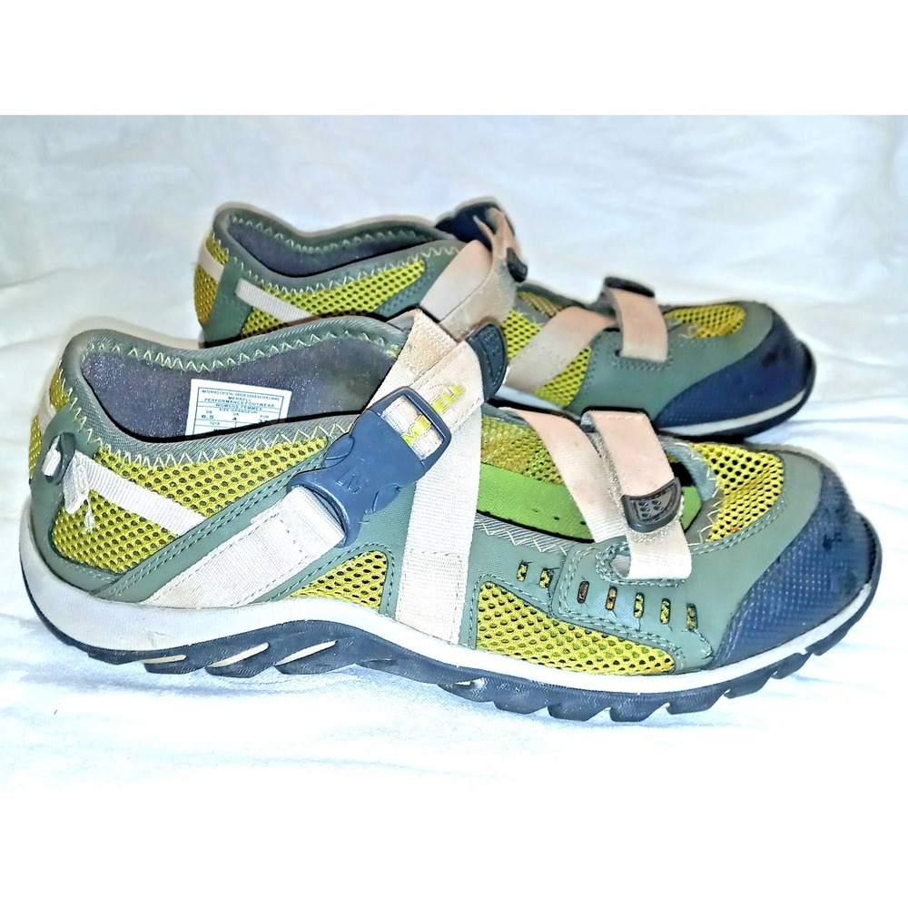 Merrell Q-Form Sz 6.5 Waterpro Crystal Green Silver Lining Water Hiking Women's